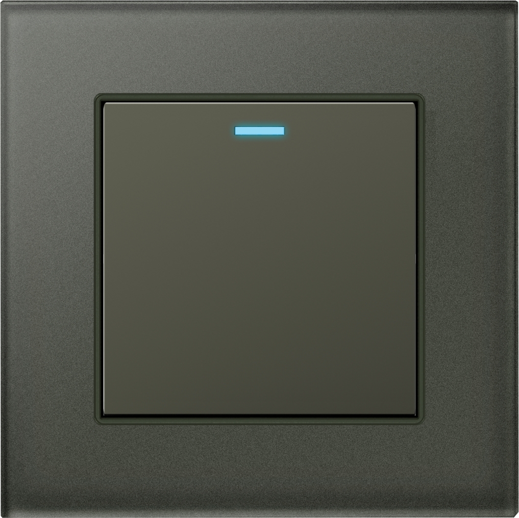 kf-fg1-lt2灰色磨砂玻璃轻触开关-keffey科飞集团